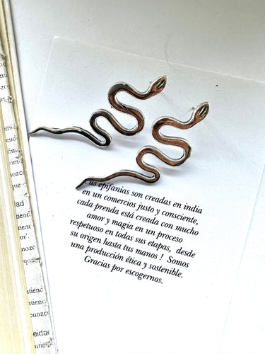 Aros con Diseño de Serpiente